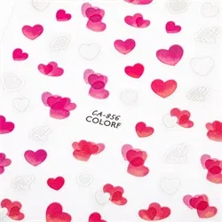 Valentines klistermærke hjerter CA-856, GNB